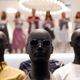 Mannequins are seen at the Swedish fashion retailer Hennes & Mauritz (H&M) store on its opening day in central Moscow, Russia, May 27, 2017.